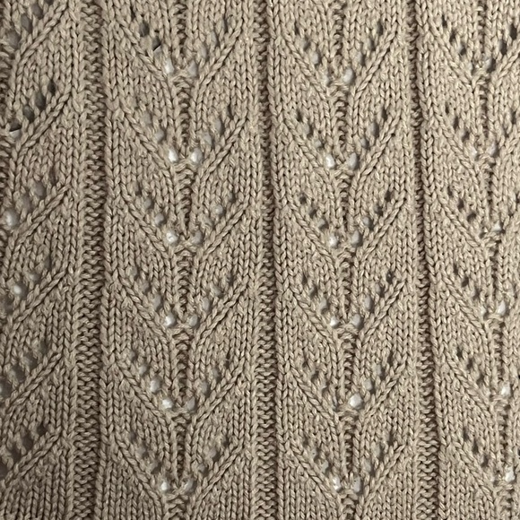 deb Beige/Tan Sweater with Short Sleeves and Versatile Collar in Size 2X - Picture 14 of 15